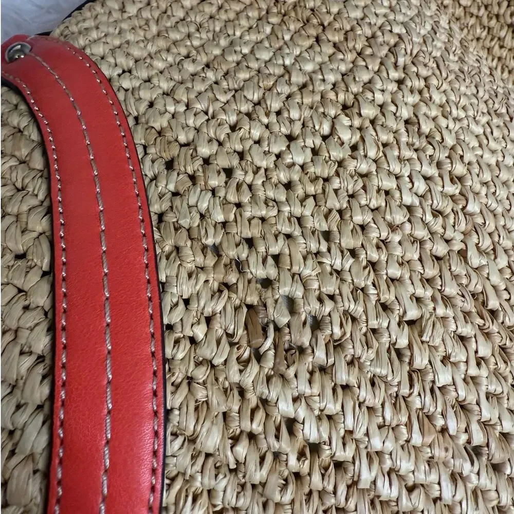 NWT COACH Straw Dogleash 22906 Hobo Shoulder Bag